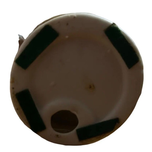 Bisque  painted figurine old lady carrying vegetables 9" Great Condition - Picture 7 of 7